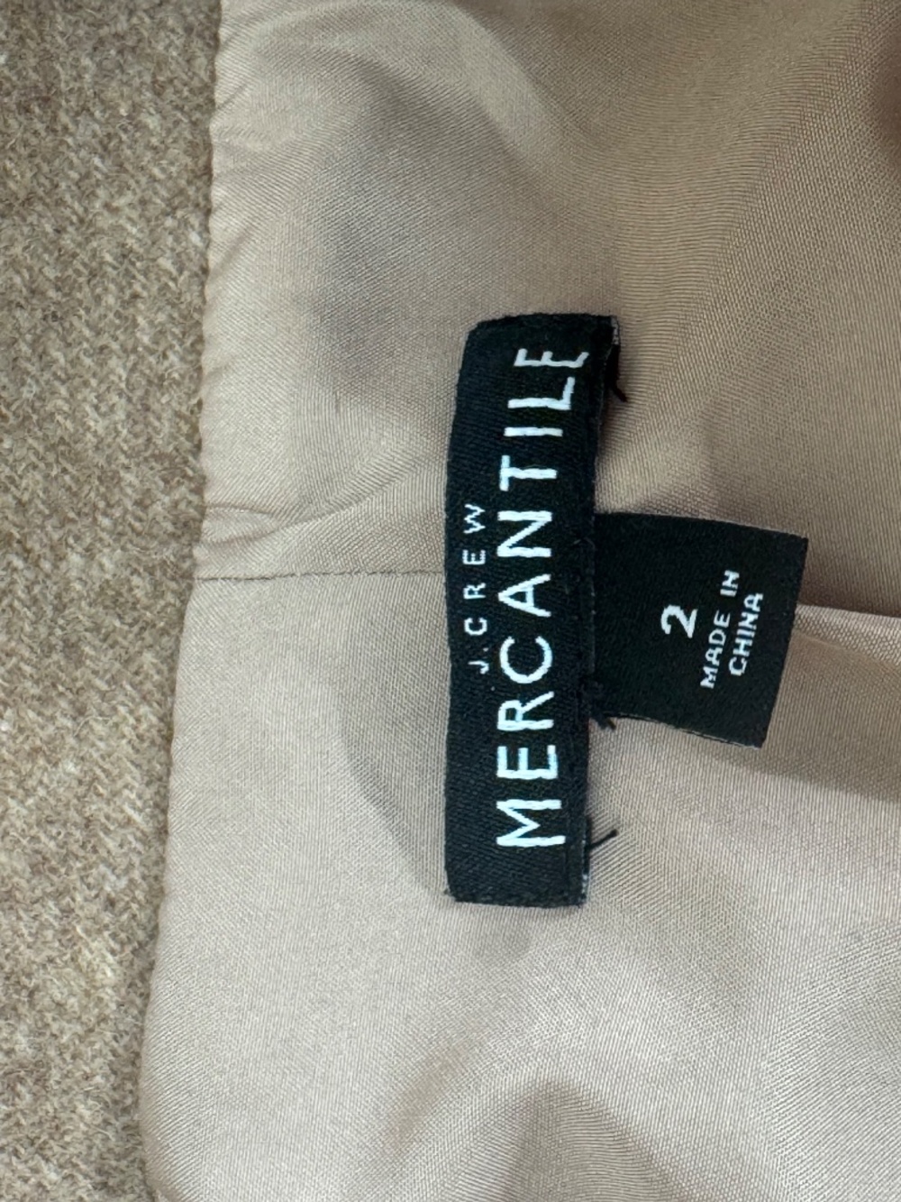 J. Crew Mercantile Wool Blend City Coat - Picture 2 of 6